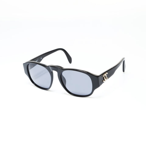 CHANEL Logo COCO Mark sunglasses black WS25501