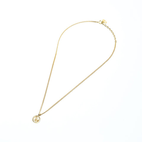 Christian Dior CD logo Necklace gold WS25505
