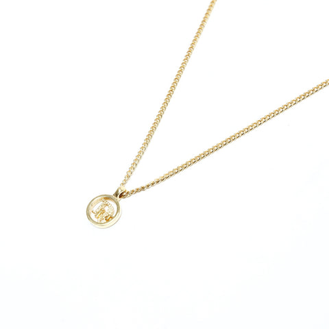 Christian Dior CD logo Necklace gold WS25505