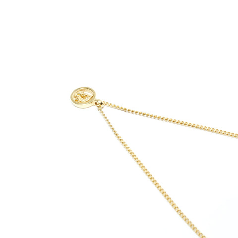 Christian Dior CD logo Necklace gold WS25505