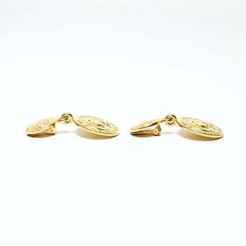 CELINE Medal Drop Earring gold WS25506