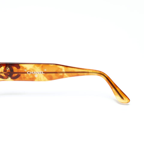 CHANEL Round Frame sunglasses Brown WS25512