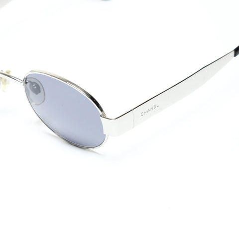 CHANEL Round Metal sunglasses Silver WS25514
