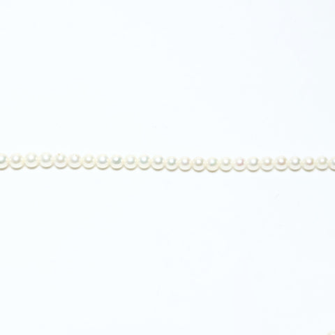 MIKIMOTO K18WG Pearl Necklace white WS25516