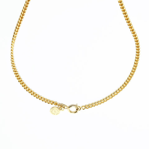 CELINE logo Necklace gold WS25517