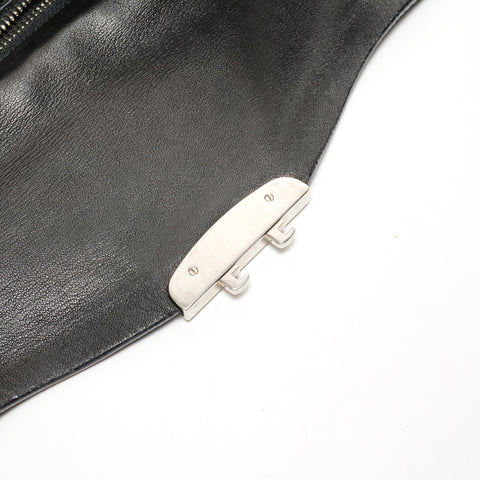 PRADA Nylon Leather Rock Shoulder Bag black WS25518
