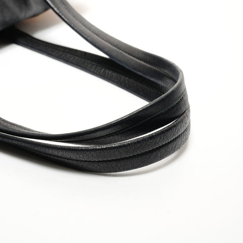 PRADA Nylon Leather Rock Shoulder Bag black WS25518