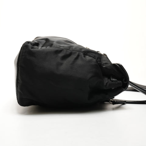 PRADA Nylon Leather Rock Shoulder Bag black WS25518