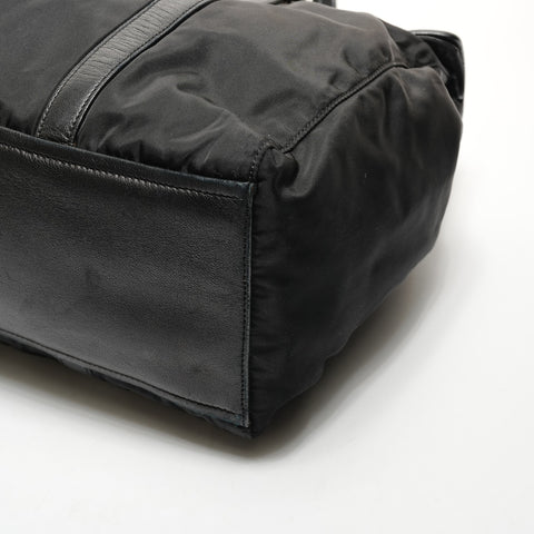 PRADA Nylon Leather Rock Shoulder Bag black WS25518