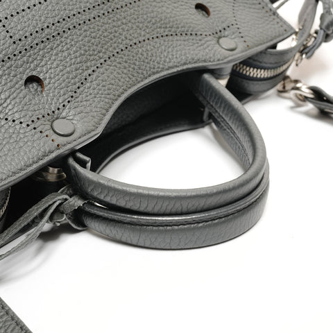 BALENCIAGA Blackout City XS 2way Shoulder Bag gray WS25520