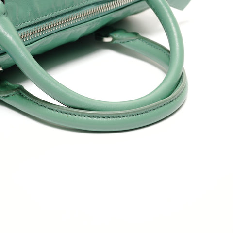 PRADA Nappa Vintage Mini Boston Bag, 2-way, Leather Shoulder Bag green WS25521