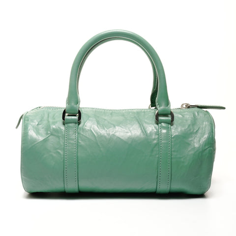 PRADA Nappa Vintage Mini Boston Bag, 2-way, Leather Shoulder Bag green WS25521