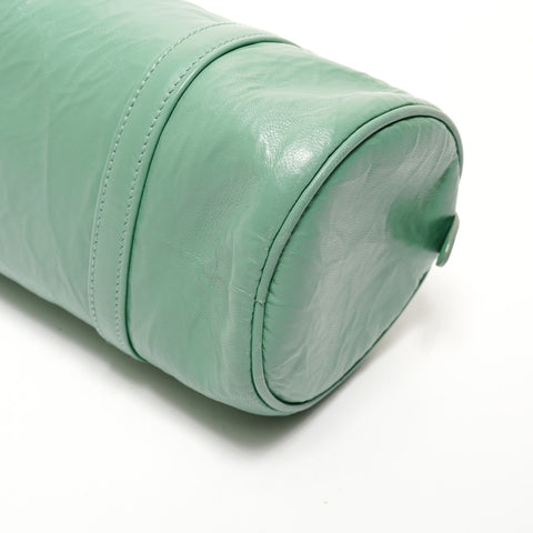 PRADA Nappa Vintage Mini Boston Bag, 2-way, Leather Shoulder Bag green WS25521