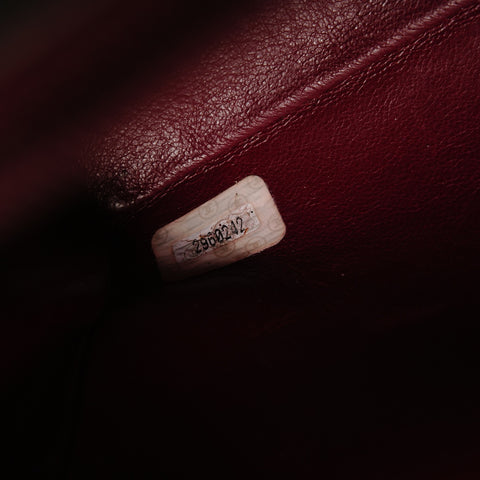 CHANEL No. 2 1991-1994 Parent-Child Bag, Parent Only, Lambskin Matelasse Top Handle Handbag black WS25522