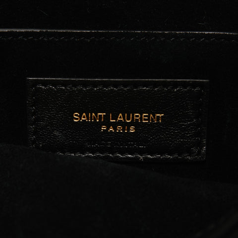 YVES SAINT LAURENT LE 57 Padded Lambskin Hobo Shoulder Bag black WS25531