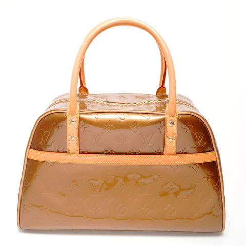 路易威登 2001 Vernis Tompkins 方形花押字手提包 金色 WS25532