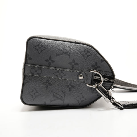 LOUIS VUITTON Monogram City Keepall Shoulder Bag black WS25535