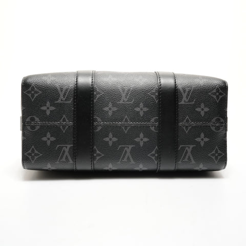 LOUIS VUITTON Monogram City Keepall Shoulder Bag black WS25535