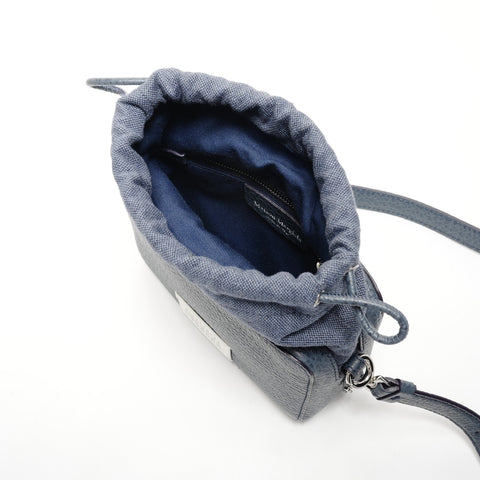 Maison Margiela 5AC Small Leather Camera Bag Shoulder Bag blue WS25536