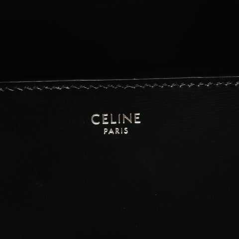 CELINE Triomphe 皮革相机包 半肩包 单肩包 黑色 WS25537