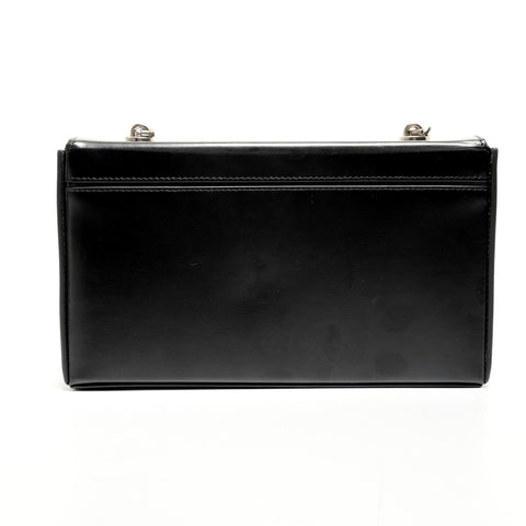 CELINE Triomphe 皮革相机包 半肩包 单肩包 黑色 WS25537