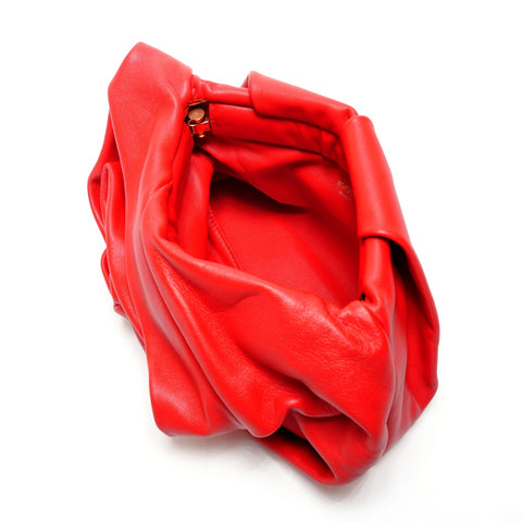 BURBERRY leather Clutch bag leather Red WS25539