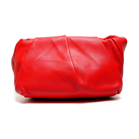 BURBERRY leather Clutch bag leather Red WS25539