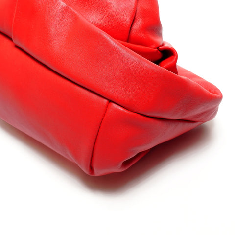 BURBERRY leather Clutch bag leather Red WS25539