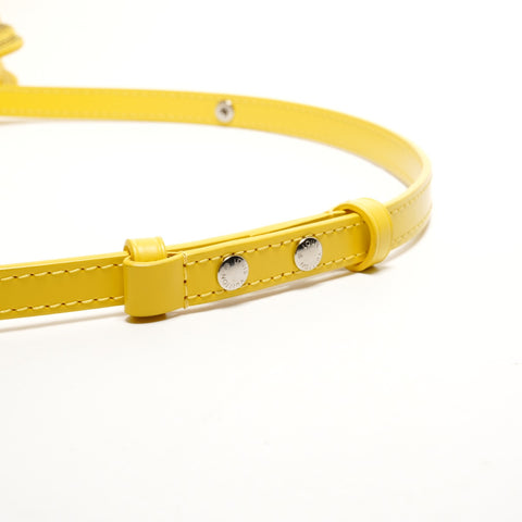 LOUIS VUITTON Epi Yayoi Kusama Mallerini Shoulder Bag yellow WS25540