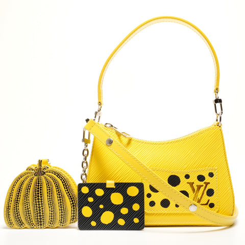 路易威登 Epi Yayoi Kusama Mallerini 单肩包 黄色 WS25540