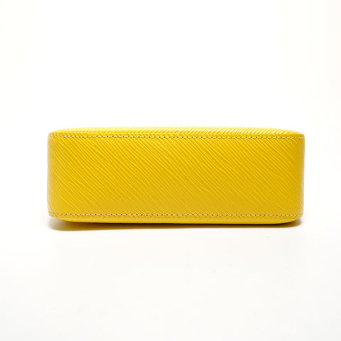 LOUIS VUITTON Epi Yayoi Kusama Mallerini Shoulder Bag yellow WS25540