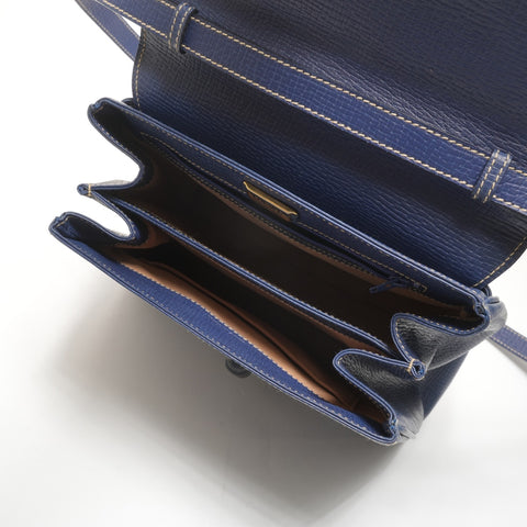 LOEWE Leder Umhängetasche blau WS25542