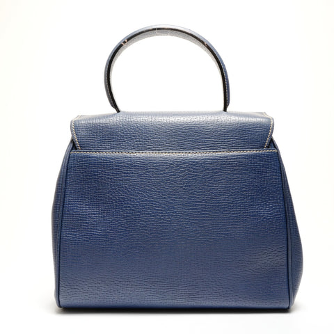 LOEWE Leder Umhängetasche blau WS25542