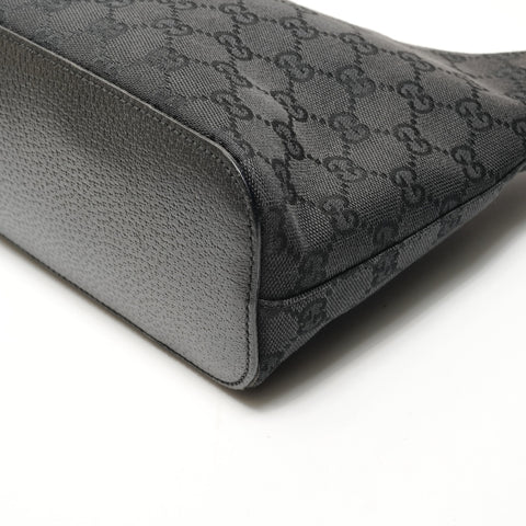 GUCCI GG canvas one belt hobo Shoulder Bag black WS25546