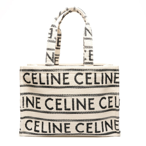 CELINE Kaba Thais 徽标大号托特包 白色 WS25549
