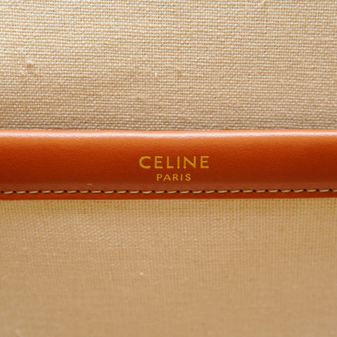 CELINE Kaba Thais Logo Große Einkaufstasche weiß WS25549