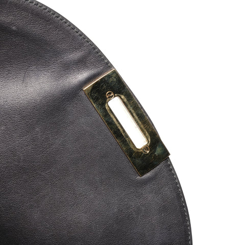 Salvatore Ferragamo Gancini leather Handbag black WS25551