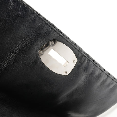 Miu Miu Matelass Nappa Crystal Shoulder Bag black WS25552