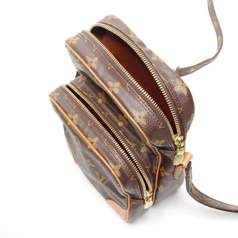 LOUIS VUITTON Monogram made in 2000 Amazon Shoulder Bag Brown WS25553