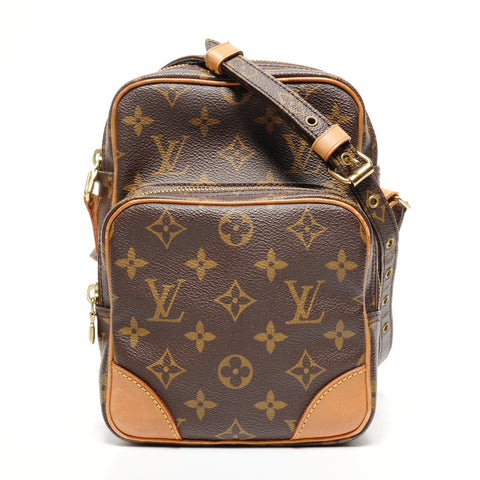 LOUIS VUITTON Monogram made in 2000 Amazon Shoulder Bag Brown WS25553