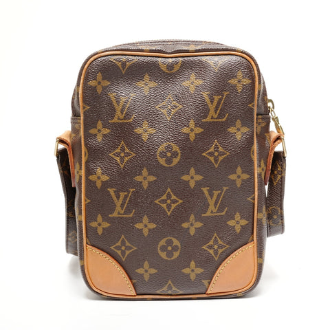 路易威登 Monogram 2000 年制造亚马逊单肩包棕色 WS25553