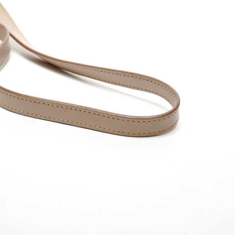 PRADA Vitello Dyno Zip Convertible 2-Way Shoulder Handbag beige WS25556