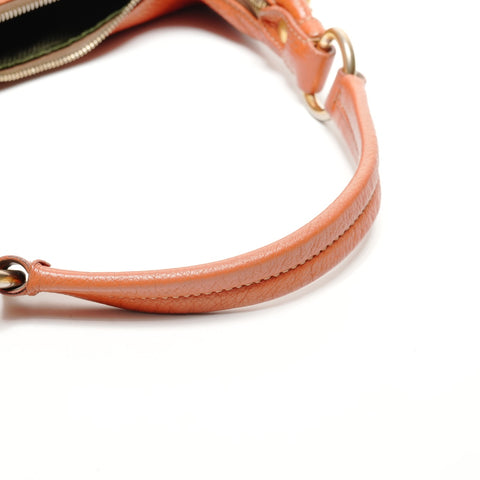 PRADA leather Shoulder Bag Brown WS25558