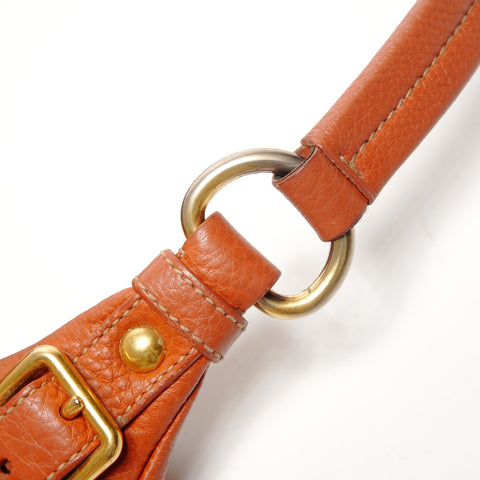 PRADA leather Shoulder Bag Brown WS25558