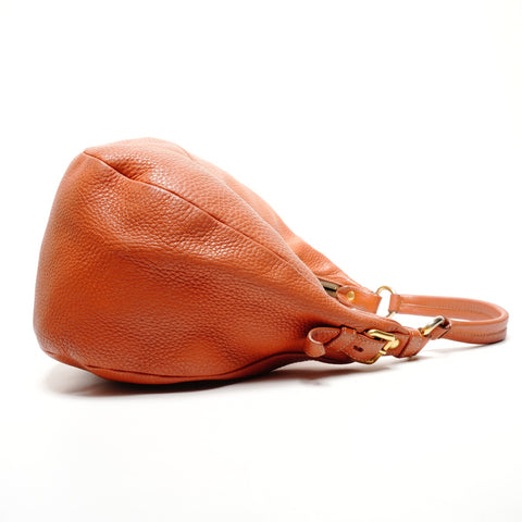 PRADA leather Shoulder Bag Brown WS25558