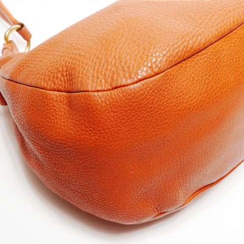PRADA 皮革单肩包 棕色 WS25558