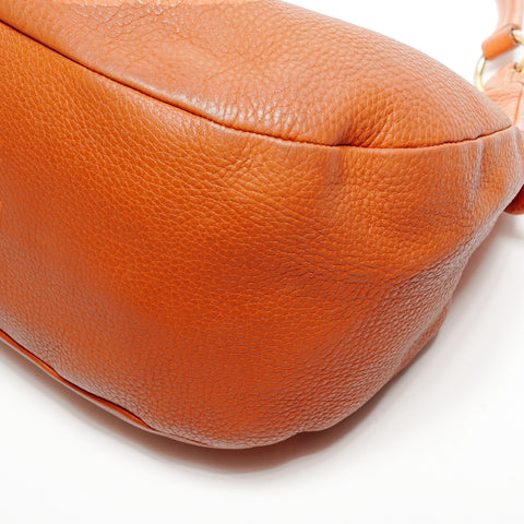 PRADA 皮革单肩包 棕色 WS25558