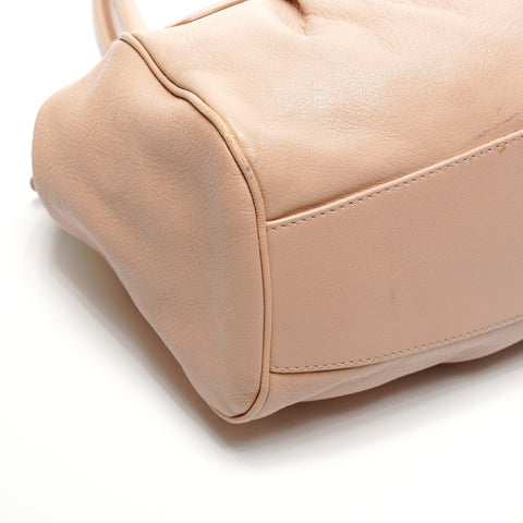 Salvatore Ferragamo Gancini leather Handbag pink WS25559