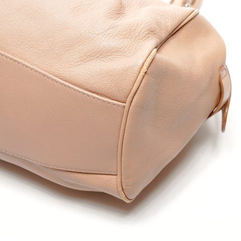 Salvatore Ferragamo Gancini leather Handbag pink WS25559