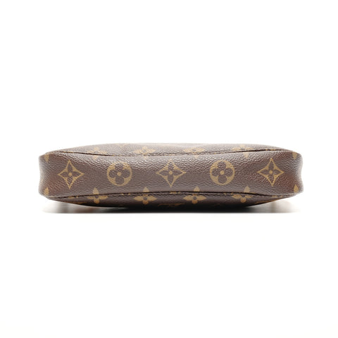 LOUIS VUITTON 1999 Monogram Pochette Accessoires Umhängetasche Braun WS25561